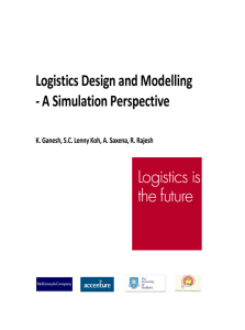 Logistics Design and Modelling