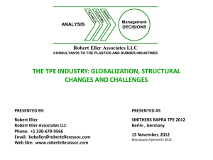 the tpe industry: globalization, structural changes and challenges