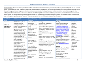 Women's Literature - Rochester City School District