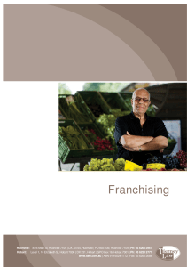 Franchising - Tierney Law