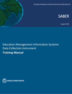 Education Management Information Systems Data
