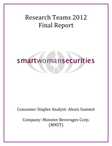 Research Teams 2012 Final Report