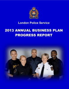 2013 annual business plan progress report