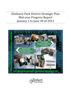 2013 Strategic Plan Progress Mid-year Report