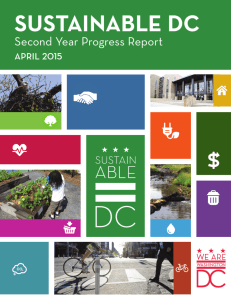 Sustainable DC Progress Report April 2015