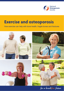 Exercise and osteoporosis - National Osteoporosis Society