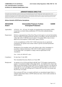 Airworthiness Directive - AD/A330/88 Amdt 1