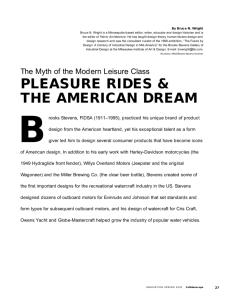 PLEASURE RIDES & THE AMERICAN DREAM Brooks