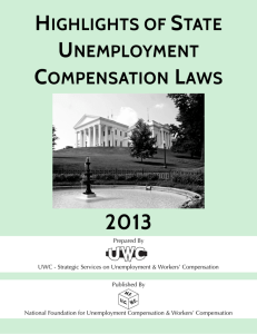 highlights of state unemployment compensation laws