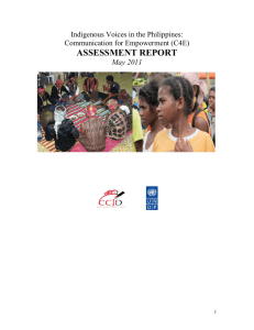C4E Assessment Report Philippines