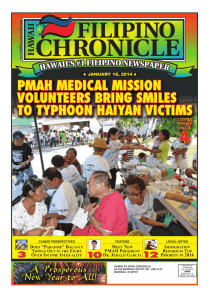 01/18/2014 - Hawaii Filipino Chronicle