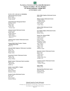 NCTR 90th Annual Convention Attendee List