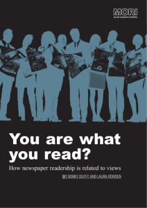 You Are What You Read