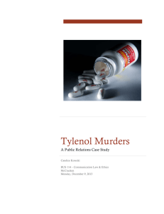 Korecki Tylenol Case Study 2013