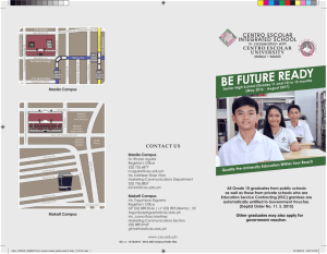 BE FUTURE READY - Centro Escolar University