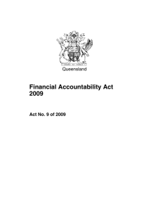 Financial Accountability Act 2009