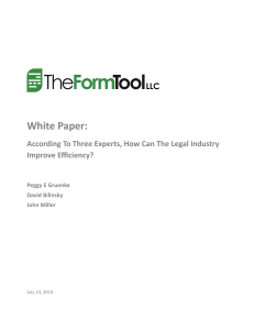 According To Experts, How Can The Legal Industry
