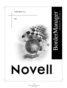 Alerts - Novell