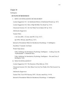 Intelligence Chapter 10 PDF Document