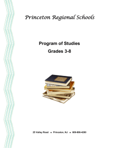 PPS Grades 3-8 Program of Studies
