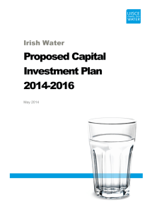 Proposed Capital Investment Plan 2014-2016