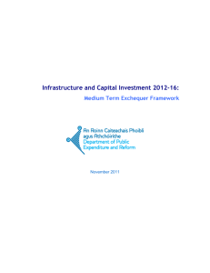 Infrastructure and Capital Investment 2012-16