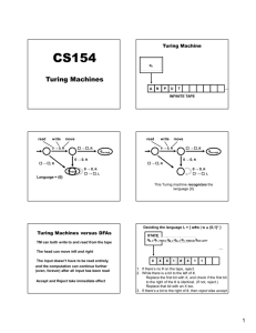Turing Machines - Stanford CS Theory