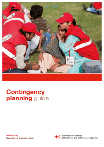 Contingency planning guide - International Federation of Red Cross