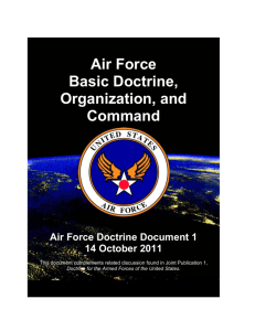 Air Force Doctrine Document 1