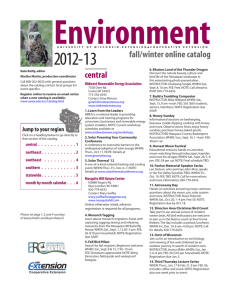 Environment fall/winter online catalog
