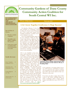 February 2011 - Community Action Coalition