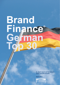 Brand Finance German Top 30