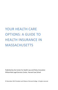 your health care options: a guide to health insurance