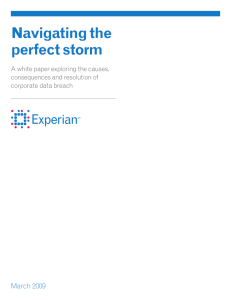 Navigating the perfect storm