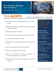 Tax Alerts(January2012) - Diaz Murillo Dalupan and Company