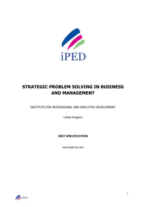 IPED (UK) | Oil and Gas Management, Banking and Finance