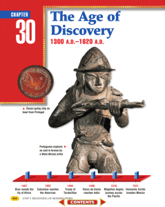 Chapter 30: The Age of Discovery, 1300 A.D.