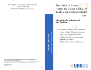 this version - The Dalglish Family 22q Clinic