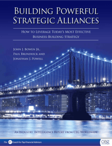 Building Powerful Strategic Alliances