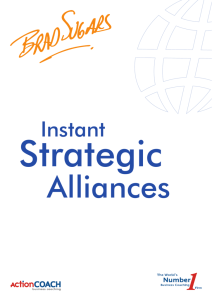 Strategic Alliances - Brad Sugars free ebooks