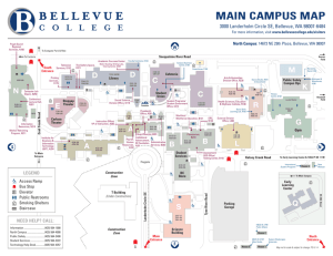 main campus map - Bellevue College