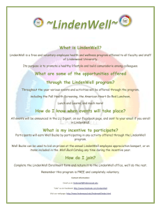 What is LindenWell? What are some of the opportunities offered