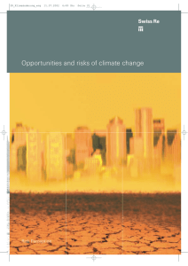 Opportunities and risks of climate change