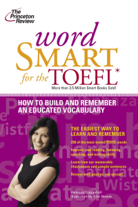 Word Smart for the TOEFL by The Princeton