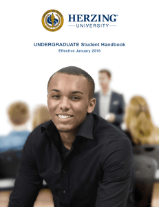 UNDERGRADUATE Student Handbook