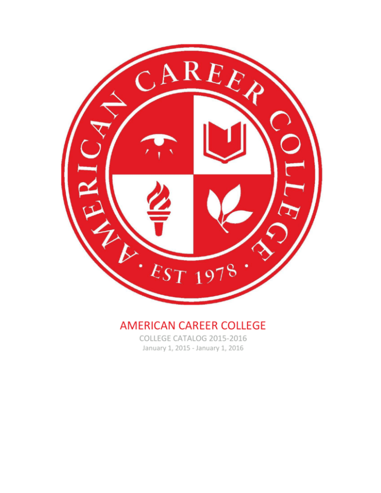 ACC College Catalog 20152016