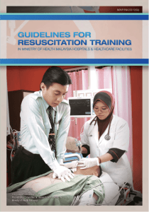 Guidelines For Resuscitation Training