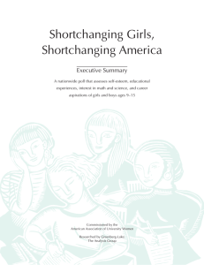 Shortchanging Girls, Shortchanging America