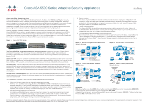 Cisco ASA 5500 Series Adaptive Security Appliances