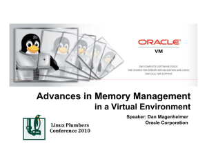 Advances in Memory Management